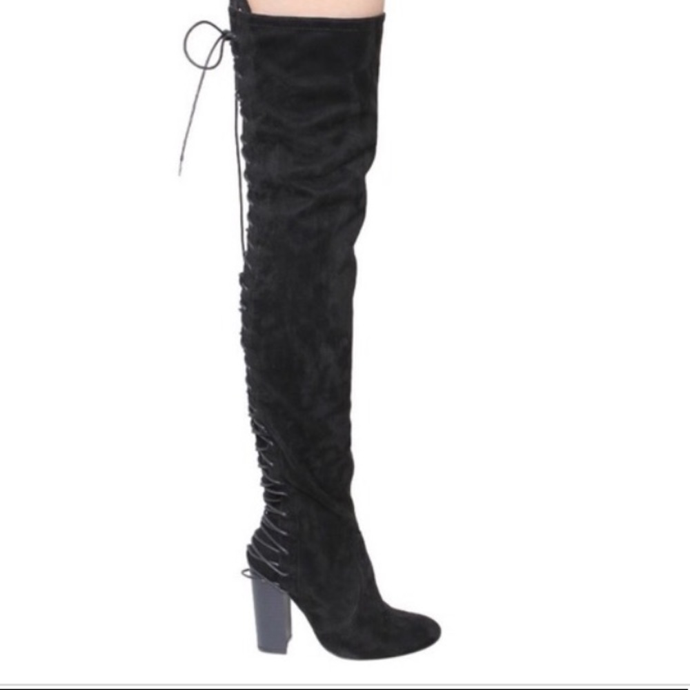 Chase + Chloe- Addison Thigh High Corset Boot NWT